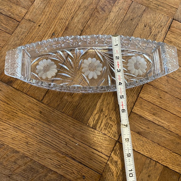 Crystal serving dish - Picture 8 of 12